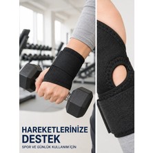 Alfa Brand El Bilekliği Başparmak Destekli Ayarlanabilir Bilek Sargısı Sporcu Bilek Bandajı Ayarlanabilir