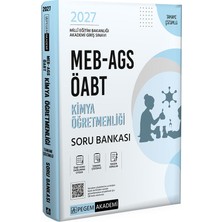 Pegem Akademi Yayıncılık 2027 MEB AGS ÖABT Kimya Öğretmenliği Tamamı Çözümlü Soru Bankası