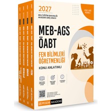 Pegem Akademi Yayıncılık 2027 MEB-AGS ÖABT Fen Bilimleri Öğretmenliği Konu Anlatımlı Modül