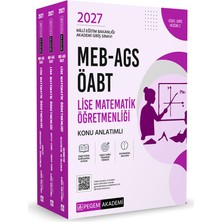 Pegem Akademi Yayıncılık 2027 MEB-AGS ÖABT Lise Matematik Öğretmenliği Konu Anlatımlı