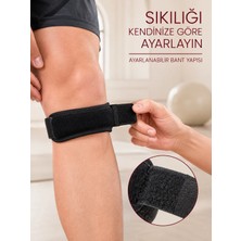 Tekn Sporcu Tendon Bandı Ayarlanabilir Diz Destek Bandı Koşu Fitness Egzersiz Tekn Najmaddin