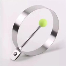 Sungur's Store Metalik Daire Şeklinde Metal Omlet Yumurta ve Krep Kalıpları