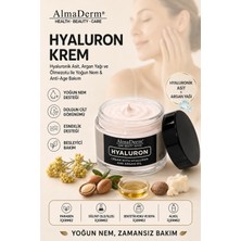 ALMADERM Hyaluron Krem – Argan Yağı ve Ölmezotu Esansiyel Yağlı 50 ml