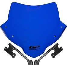 GP Kompozit Honda CB750 Hornet 2023-2024 Uyumlu Ön Cam Mavi - 28 cm
