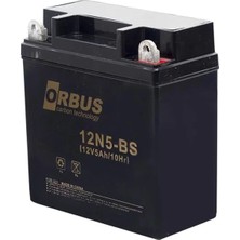 Canarino Orbus 12V 5AH Elektrikli Karbon Bisiklet Aküsü 12N5-BS