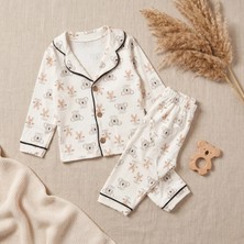 Minelora Koala Desenli Pamuklu Erkek Çocuk Pijama Takımı