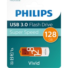 Canarino Phılıps FM12FD00B, 128GB, USB 3.0, Vivid, Turuncu, Flash Disk