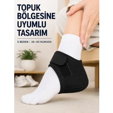 Grandor S Beden Topuk Çorabı 36-40 Numara Ayarlanabilir Cırtlı Topuk Destekleyici