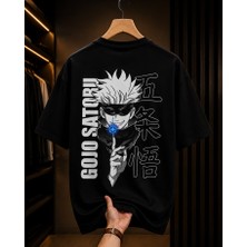 BarsDepo Gojo Satoru Baskılı Tişört, Premıum Kalite Unisex Çocuk / Yetişkin