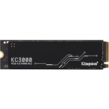 Canarino 1 Tb Kıngston KC3000 M.2 Nvme Pcıe Gen4 7000/6000MBS SKC3000S/1024G
