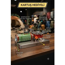 Vanckey Mini Kamp Ocağı Portatif Ayaklı Katlanır Piknik Ocağı Çantalı Gaz Hediyeli Çantalı Ocak