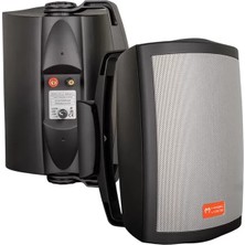 Canarino Magicvoice Mv-25 16 cm 80W 2 Yollu Siyah Sütun Hat Trafolu Hoparlör 2'li Takım