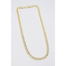 Bade Jewelry Vip Gold Sarmal Model Kararmaz Çelik Şık Tasarım Kolye 45+5 cm