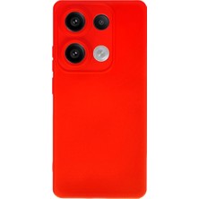 ALK Xiaomi Redmi Note 13 Pro 4g Kılıf Nano Içi Kadife Silikon - Kırmızı