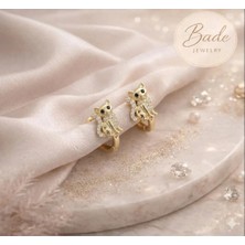 Bade Jewelry Xuping Kedili Çocuk Küpesi