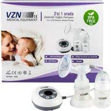 Empressco Vzn Tekli Elektrikli Göğüs Süt Sağma Pompası Çift Biberon