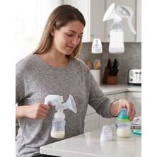 Empressco Bpa Içermez Manuel Anne Sütü Pompası Biberon Başlıklı Ergonomik