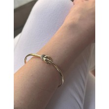 Bade Jewelry Xuping Gold Taş Detaylı Zarif Tasarım Kararmaz Çelik Bilezik