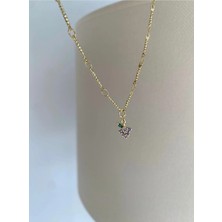 Bade Jewelry Fd Gold Mor Taşlı Üzüm Detaylı Kararmaz Çelik Şık Halhal