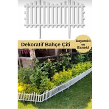 Dekozum Rose Bahçe Çiti Dekoratif Koruma Panel Çit Ağaç Çiçek Koruma Bariyeri 1 Adet