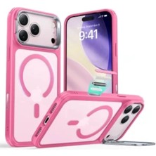 Zipax iPhone 18 Pro Kılıf M-Safe Şarj Özellikli Standlı Premium Azn-Esrclassic