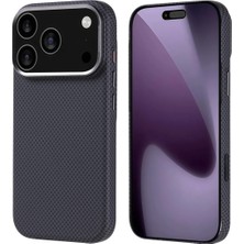 Zipax iPhone 18 Pro Max Kılıf M-Safe Şarj Karbon Fiber Görünümlü Zr-Nekst