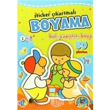 Lisinya Sticker Çıkartmalı Boyama (6 Kitap Takım)