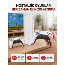 Marsilyan 2 Kollu Kablosuz 4K Tv Uyumlu Klasik Oyun Konsolu