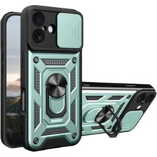 Zipax iPhone 18 Kılıf Standlı Kamera Korumalı Tank Kapak Azn-Pars