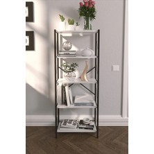 Dekozum 5 Raflı Modern Kitaplık Şıklık ve Düzeni Bir Arada Sunan Kitap Depolama Çözümü 150 cm
