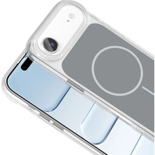 Zipax iPhone 18 Air Kılıf Metal Buton Tasarımlı Zr-Ikonik