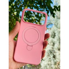 Zipax Apple iPhone 18 Pro Max Kılıf Mgsafe Özellikli Standlı Pastel Renkler Azn-Reggal
