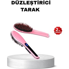 Alkasaz Dijital Ekranlı Seramik Saç Düzleştirici Tarak – 5 Kademeli Isı Ayarı, Iyon Kontrollü