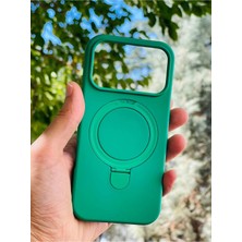 Zipax Apple iPhone 18 Pro Kılıf Mgsafe Özellikli Standlı Pastel Renkler Azn-Reggal