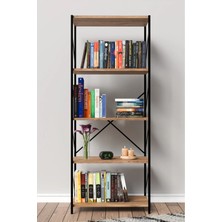 Dekozum 150 cm Kitaplık Metal Dekoratif Çok Amaçlı Raf