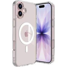 Zipax iPhone 18 Kılıf M-Safe Şarj Özellikli Şeffaf AZN-YESIPC03
