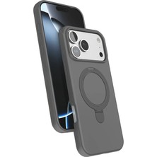 Zipax Apple iPhone 18 Pro Max Kılıf Mgsafe Özellikli Standlı Kapak Azn-Regal