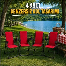 Dekozum Holiday Kamp Sandalyesi, Katlanır Kamp Sandalyesi, Bardaklıklı Kamp Sandalyesi, Plaj Piknik Sandalye