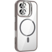 Zipax iPhone 18 Kılıf M-Safe Şarj Özellikli Lensli Standlı Azn-Remim