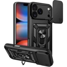 Zipax iPhone 18 Pro Max Kılıf Standlı Kamera Korumalı Tank Kapak Azn-Pars