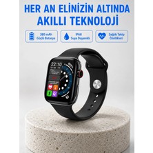 Marsilyan Yüksek Çözünürlüklü 1.9" Akıllı Saat – 5-6 Gün Aktif Kullanım, Şık ve Modern Tasarım