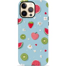 Piyasa Sepeti iPhone 12 Pro Max Vorian Çift Katmanlı Kılıf Fruit Confetti Sky