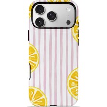 Piyasa Sepeti iPhone 17 Pro Max Vorian Çift Katmanlı Kılıf Pink Lemon Window