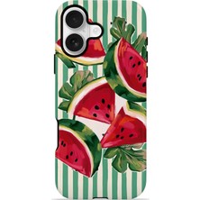 Piyasa Sepeti iPhone 16 Plus Vorian Çift Katmanlı Kılıf Watermelon Cabana