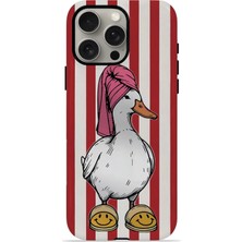 Piyasa Sepeti iPhone 15 Pro Max Vorian Magsafe Çift Katmanlı Korumalı Kılıf Duchess Duck