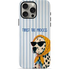 Piyasa Sepeti iPhone 15 Pro Vorian Magsafe Çift Katmanlı Korumalı Kılıf Trust The Process Dalmatian