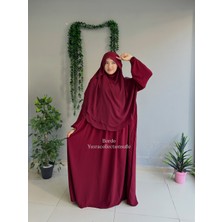 Yüsra Collection Menekşe Elbise ve Gölgeli Sufle 2'li Takım