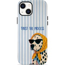 Piyasa Sepeti iPhone 15 Plus Vorian Magsafe Çift Katmanlı Korumalı Kılıf Trust The Process Dalmatian