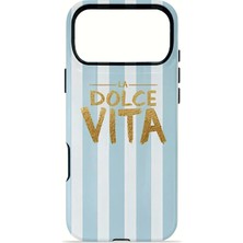 Piyasa Sepeti iPhone 17 Pro Max Vorian Magsafe Çift Katmanlı Korumalı Kılıf La Dolce Vita Blue