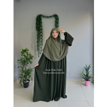 Yüsra Collection Menekşe Elbise ve Gölgeli Sufle 2'li Takım